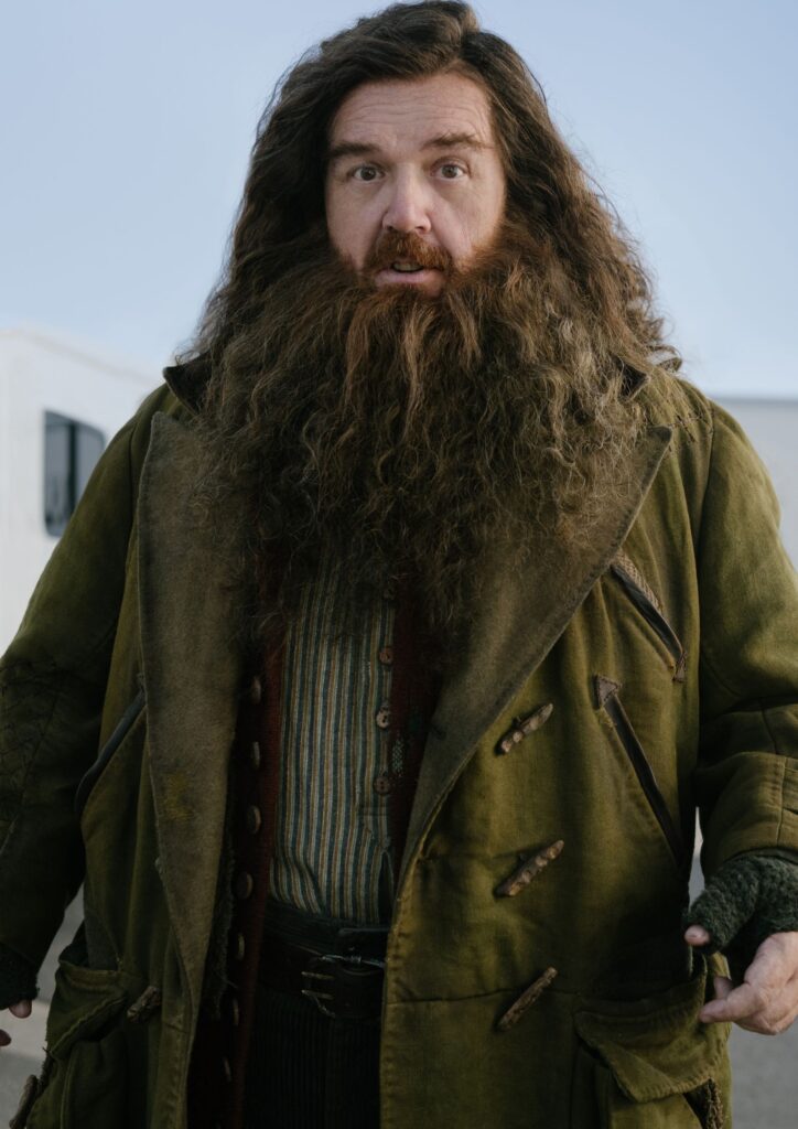 Nick Frost Debuts as Hagrid in HBO’s Harry Potter Reboot (1)