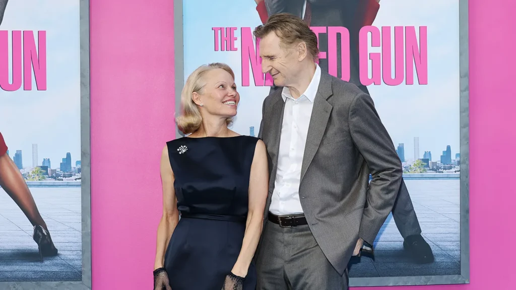 pamela-anderson-liam-neeson-nyc-red-carpet