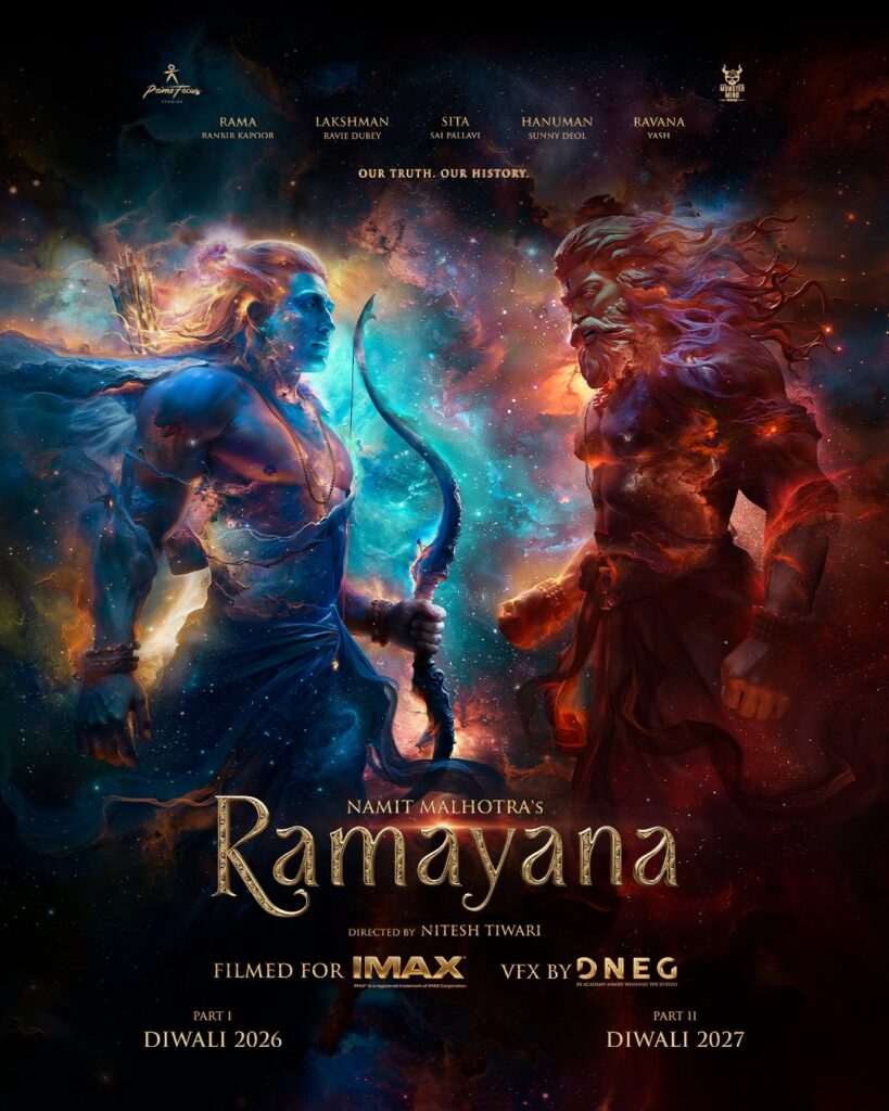 ramayan official poster ranbir kapoor yash