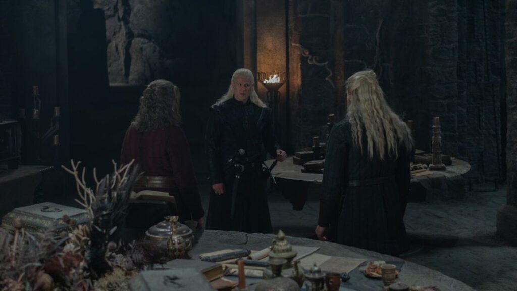 Prince Daemon Targaryen and the Dragonseeds in HOTD Season 3. Ep2