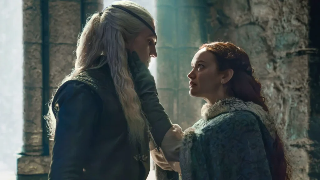 Aemond and Alicent kiss in House of the Dragon Season 3 episode 7