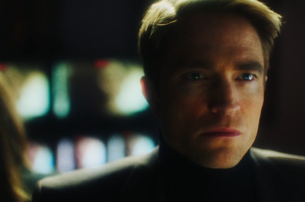 Robert Pattinson as Chris Hansen in the A24 film Primetime