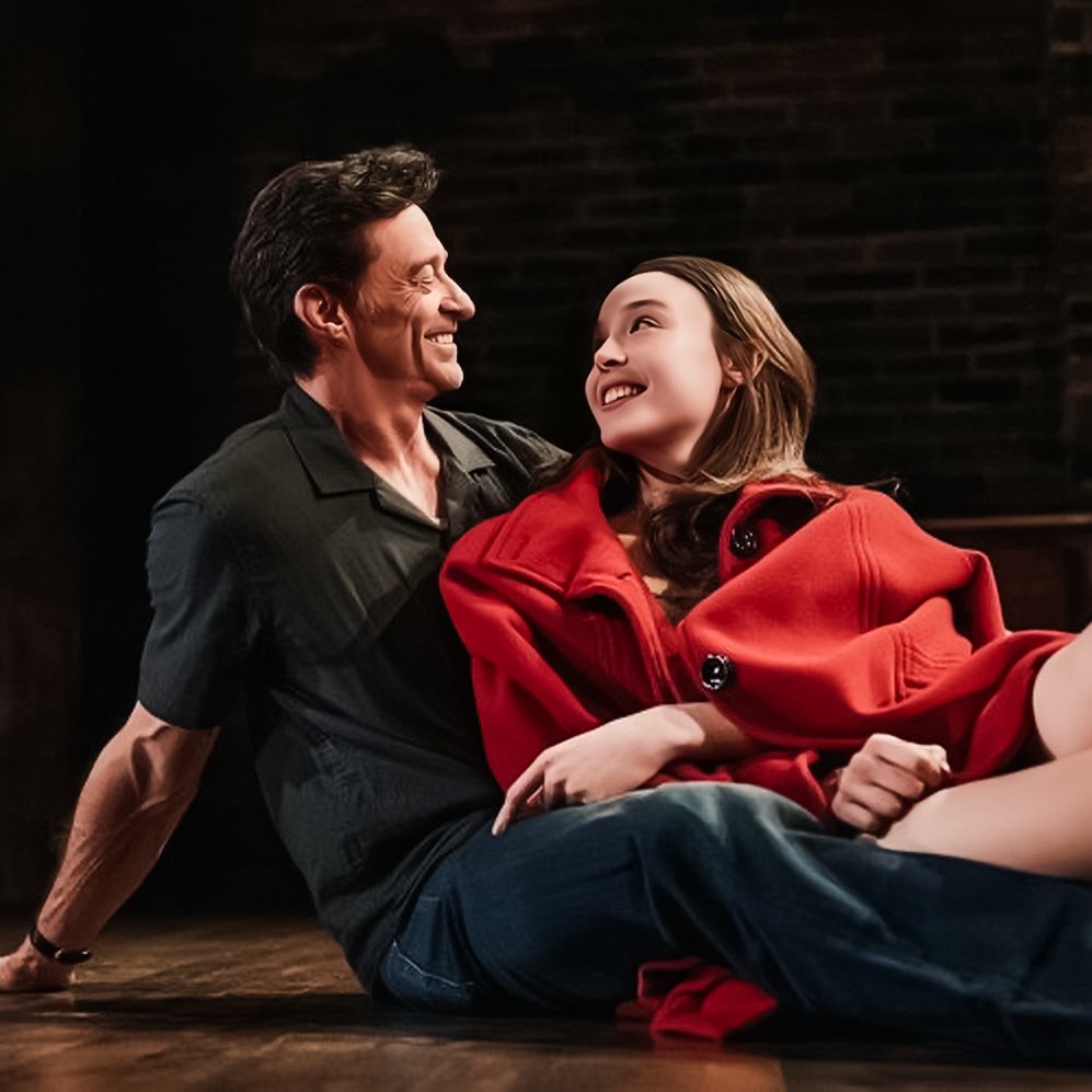 Hugh Jackman and Ella Beatty Broadway