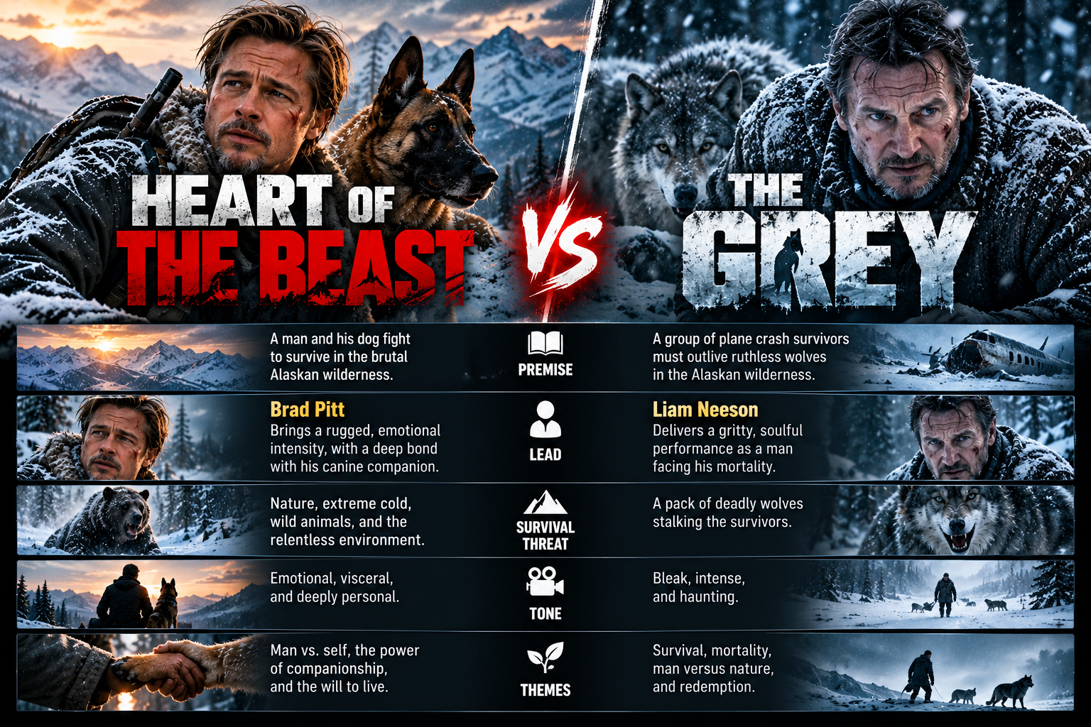 Heart of the Beast Review: Brad Pitt’s Visceral Survival Epic