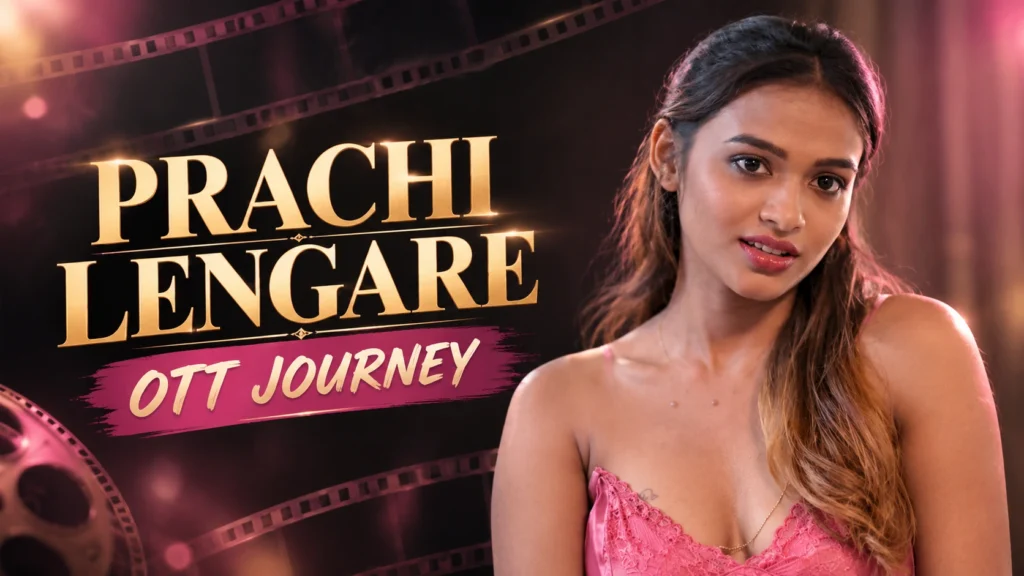 Portrait of Indian actress Prachi Lengare representing her web series career.