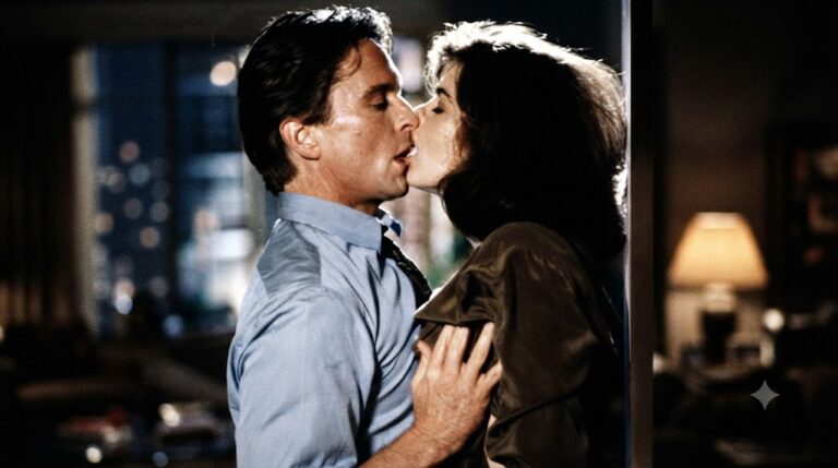 Michael Douglas and Jeanne Tripplehorn