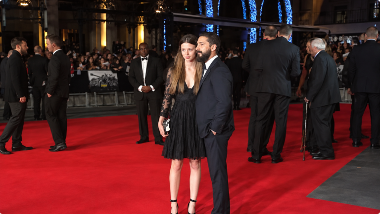 shia labeouf mia goth split