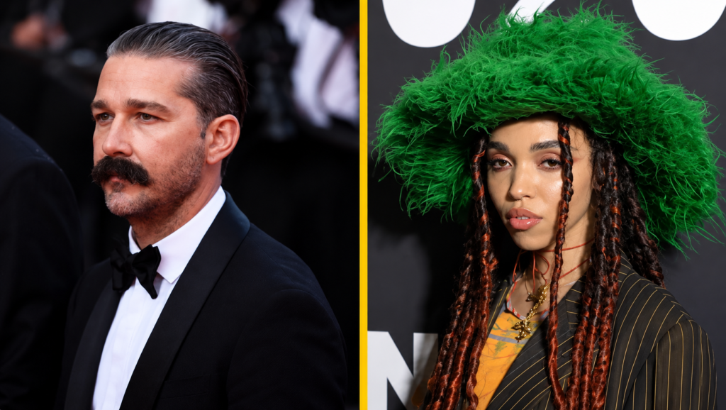 Mia Goth and Shia LaBeouf 